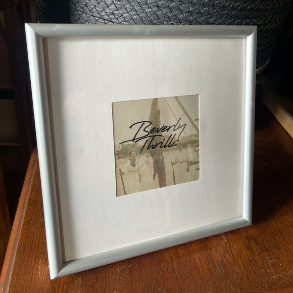 New Honorable citizens Beverly Thrills square silver frame collage art OOAK - Picture 1 of 11
